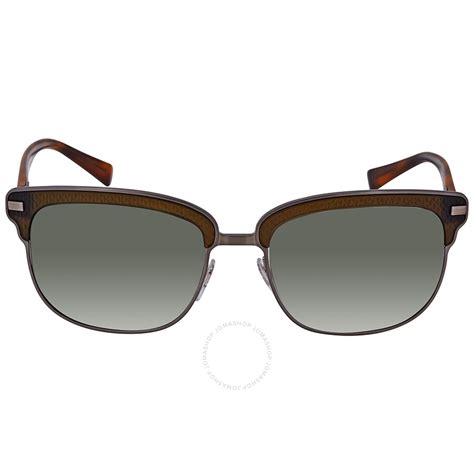 Burberry Mr. Burberry Green Polarized Square Men's 